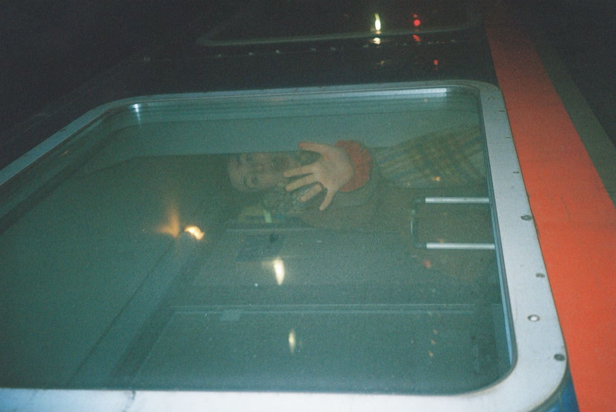 A pool seen from above